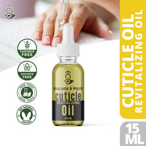 Eco Love AVOCADO & MYRRH Cuticle Oil Natural Healthy Manicure Cuticle Guard Replenish Strengthen Nail Care Organic NAMI Natural Cuticle Oil Revitalizer Cream Chamfer Oil Nutrition Transparent Nail Growth Nail Art Treatment Care Tools Cuticle Revitalizing