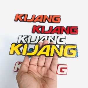 EMBLEM MOBIL KIJANG VARIASI MOBIL TOYOTA DENGAN HURUF TIMBUL 3D BAHAN FIBERGLASS