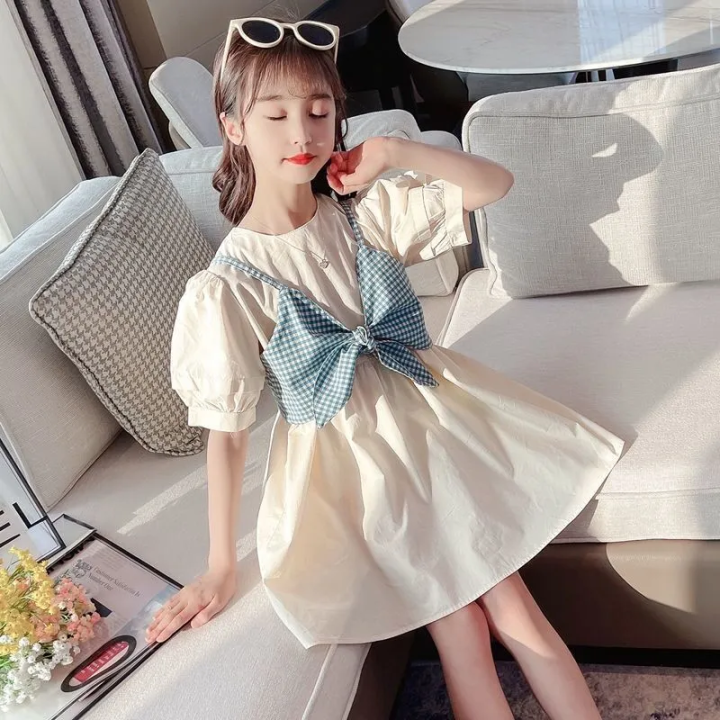 NW Children's Fashion High Quality Korean Dress for Kids Girl