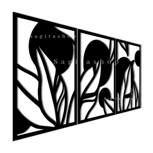 Pajangan Dinding Minimalis Hiasan Dinding Kayu Motif Daun