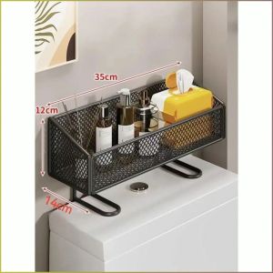 ชั้นเก็บของ ด้านบนของโถ เก็บผลิตภัณฑ์ดูแลผิว กันน้ำและกันความชื้น อัพเกรดความจุ หนาขึ้นและรับน้ำหนัก