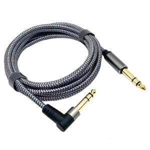 Guitar Lead/Instrument Cable Professional Noiseless Gold Plated Guitar Cable Cord 1/4" Straight to Straight