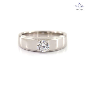 Xuping Cincin Kawin Silver Motif Mata 1 Polos 0122010200