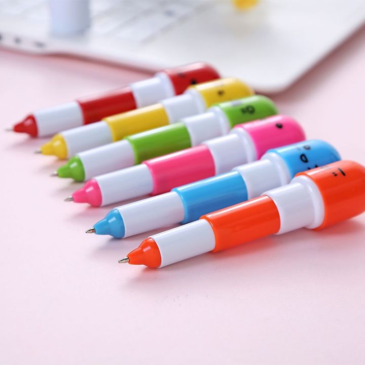 Mini Vitamin Ball Pen Portable Cute Capsule Pill Ballpoint Pens ...