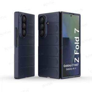 Phone Case for Samsung Galaxy Z Fold 7 5G ZFold7 Fold7 Fold6 2025 Casing Silicone TPU Shockproof Protector Anti-drop Cover
