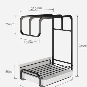 Rag Rack Kitchen Supplies Drain Rack Storage Towel Wash Basin Sink Vegetable Basin Countertop Window Sill Rack Dish Drying Rack