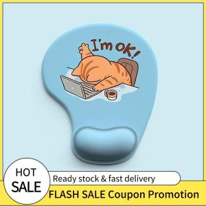 🚗🛵 1 cái mới hoạt hình động vật Silicone cổ tay pad chuột còn lại Bàn Mat chuột Pad chống vết phụ kiện máy tính