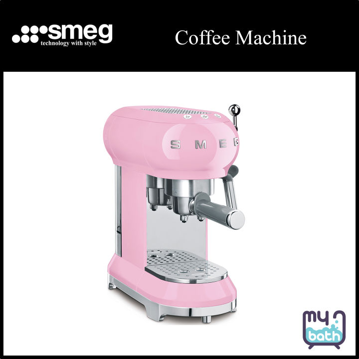 Smeg ECF01PK Espresso Coffee Machine Pink Lazada