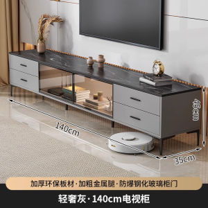 [Cozy ]Cream Style TV Cabinet Simple Modern TV Console Solid Wood Drawer Cabinet White Floor To TV Cabinet