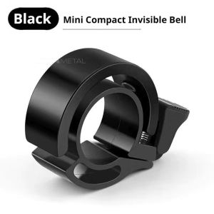 SEAMETAL Compact Cycling Bell Hidden Ring Profile Loud Clear Tone Hand Friendly Trigger Lightweight Outdoor Riding Essential