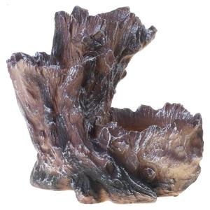 เลียนแบบรากของต้นไม้กระถางปลูกพืชพื้นผิวกระถางดอกไม้เรซิ่นแบบวินเทจเหมาะสำหรับพื้นที่ในร่มและกลางแจ้ง