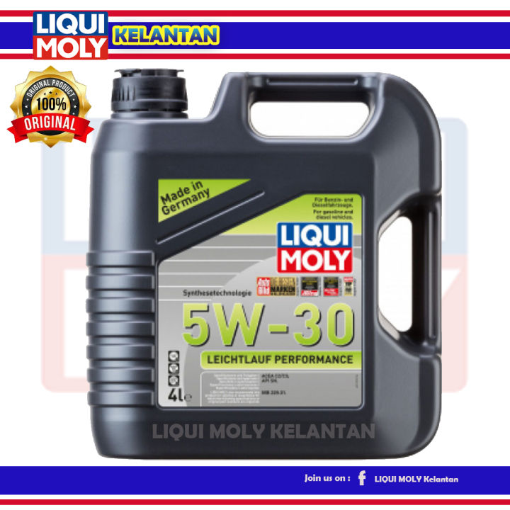 LIQUI MOLY LEICHTLAUF PERFORMANCE 5W30 ENGINE OIL - 4L | Lazada