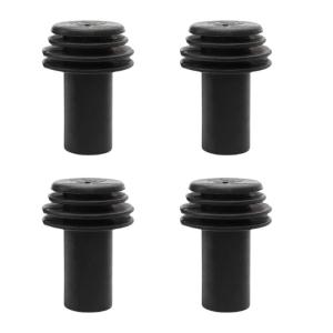 Pack of 4 Flexible Downspout Elbow Covers Portable Sturdy Silicone Materials Seamlessly Gutter Integration Daily Use