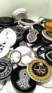 Gantungan kunci islami terompah nabi Diameter 44cm