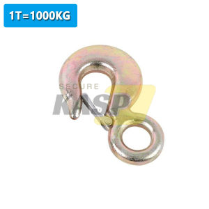 0.5ton-3ton Heavy Type Stainless Ring Eye Lifting Cargo Snap Hook For Car