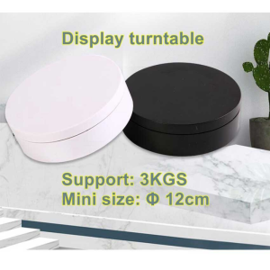 360 Rotating Turntable Electric Display Stand 360° Rotation Turntable Platform Motorized Display Stand 12CM