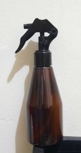 200ml Travel Portable Clear or Amber Plastic Spray Bottle Tubular Refillable Hair Styling Plant Water Sprayer