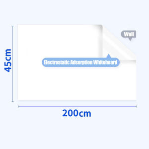 electrostatic adsorption whiteboard wall stickers seamless whiteboard sticker children graffiti draw