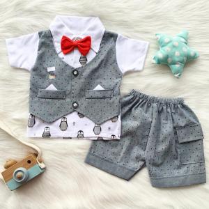 PROMO CUCI GUDANG Devo Rompi Set – Setelan Anak – Baju Anak Laki Laki – Setelan Anak Laki Laki