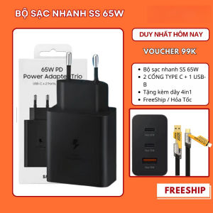 Củ Sạc Siêu Nhanh 65W SS Bản Xuất HànThích Hợp các Dòng S22S22PlusS22UltraS21/plus/ultraNote10/plu BH