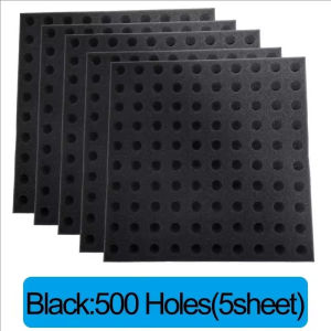 500Pcs Hydroponic Sponge Block Gardening Tool Square Soilless Cultivation Plant Seedling Greenhouse Sponge Vegetable Sprout Growth Base