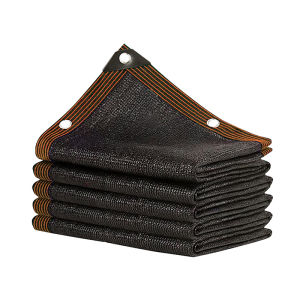 sun protection net sunshade black sunshade net anti-ultraviolet 90% net outdoor sunshade net suitable for farm/outdoor/balcony/pavilion