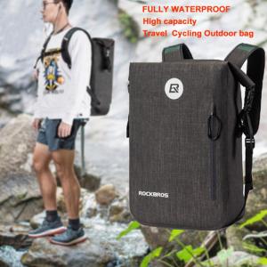 ROCKBROS 24L Waterproof Bike Bag Cycling Backpack Casual School Bags Women Men Outdoor Travel Hiking Camping Sport Backpack