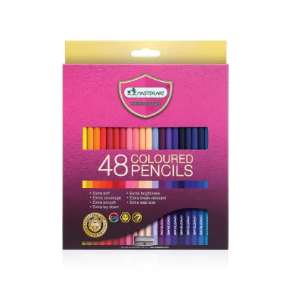 Master Art มาสเตอร์อาร์ต สีไม้ ดินสอสี แท่งยาว 12สี 24สี 36สี 48สี