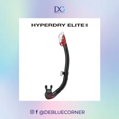 TUSA Hyperdry Elite II Snorkel (Scuba Diving/Freediving/Snorkelling) 100% Authentic Official Dealer