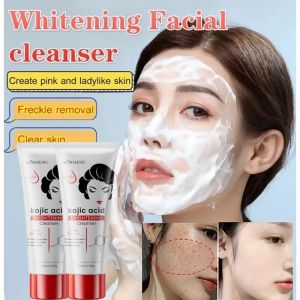 Original Facial Wash Kojic Acid Sabun Collagen Muka 100g Deep Cleansing Oil Control Anti-Ance Pembersih Wajah Mencerahkan Melembabkan Menutrisi Kulit Anti