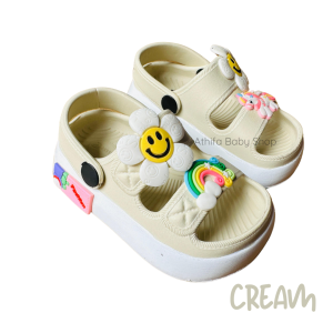 Sepatu Sandal Anak Perempuan Bayi Balita Usia 6 7 8 9 10 11 Bulan 1 2 3 4 5 Tahun Sendal Gunung Karet Cewek Prewalker Karet Phylon Ringan -Dulux 530-