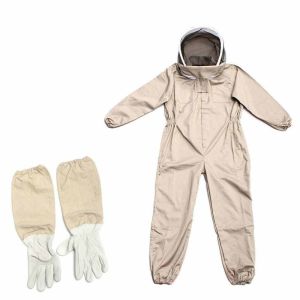 LANFY Bee Outfit Bee Suit Gloves Bee Suit with Gloves Beekeeping Suits Beekeeper Suit Bee Keeper Gear Coveralls Bee Outfit Thu thập thông tin