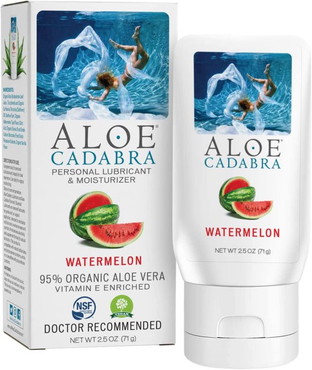 Aloe Cadabra Natural Personal Lube Organic Best Sex Lubricant Oral Gel For Her Him And Couples 4637