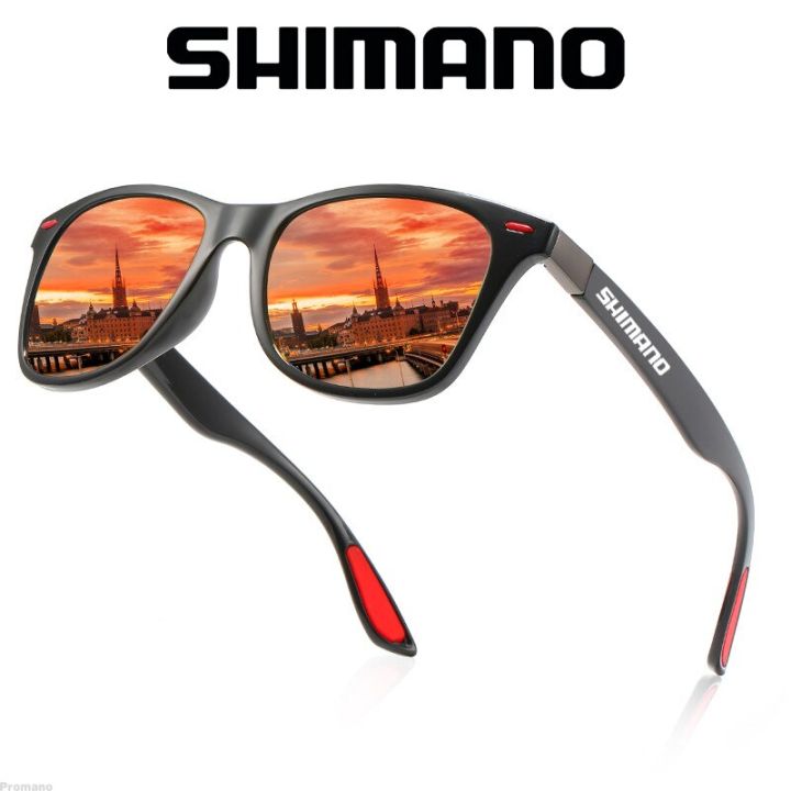 Shimano Men Cycling Fishing Glasses Anti-ultraviolet Classic Polarized  Sunglasses Riding Driving Fishing Sunglasses Mountaineeri