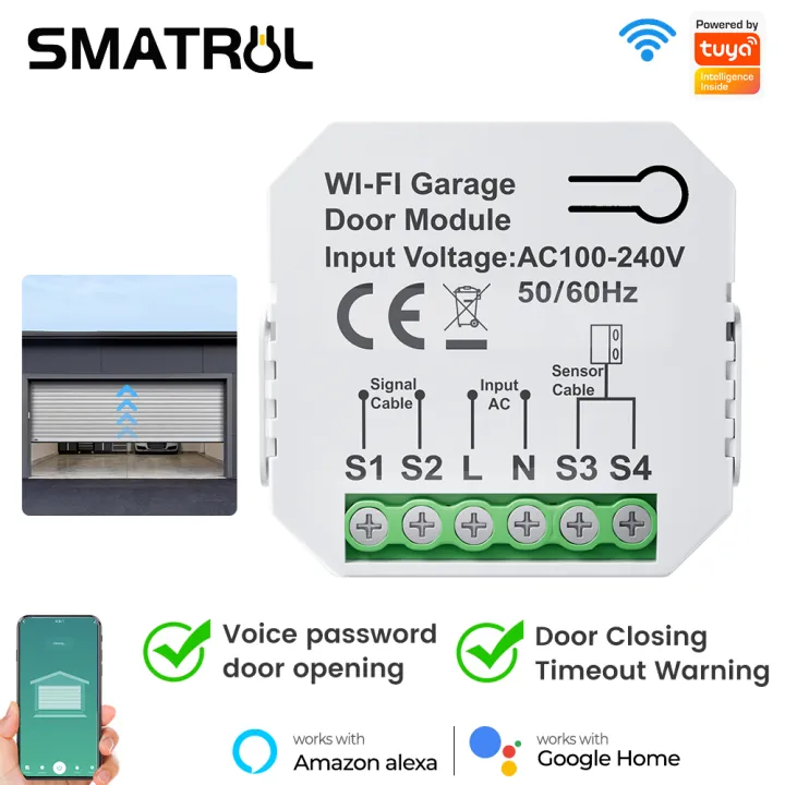 SMATRUL Tuya WiFi Garage Door Opener Feature Image