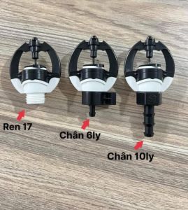 Béc tưới phun mưa SD9000 bù áp - Tưới phun mưa 360 độ có bù áp tùy chọn lưu lượng- Hệ thống phun mưa