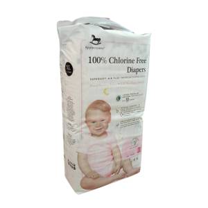 Applecrumby™ Chlorine Free Premium Overnight Tape Diapers S56/M52/L48/XL42