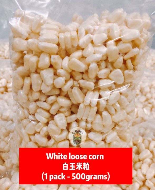 [PRE-ORDER] 500grams | Cameron highlands white loose corn | jagung susu kernels | 白玉米粒 (ETA: 2024-05-02)