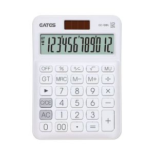 . (COD) 12-Digit Calculator w/ Solar JW-200SC ORIGINAL010 .
