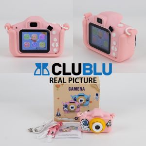 -CLUBLU- Máy Ảnh Kỹ Thuật Số Mini Cho Bé Camera-008 Digital HD Cute Phi Hành Gia 20Triệu Pixel 1920P