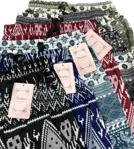 Seluar Palazzo Wanita Plus Size | Pinggang Bergetah | Potongan Longgar | Selesa Dipakai | Saiz S-3XL 923
