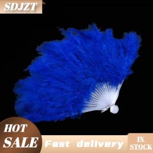 SDJZT 9 Màu Sắc Mới Trang Phục Đám Cưới Showgirl Nhảy Gấp Tay Lông Fan Ưa Thích