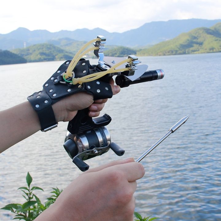 Fish dart fish dart set slingshot fishing gun slingshot fish shooter set fishing  slingshot swim bladder artifact