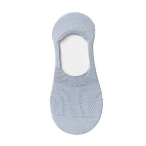 Moda Breathable Womens Invisible Non-Slip Boat Socks Mesh Design Polyester Soles Boat Socks