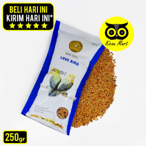 Kicau Mart Pakan Makanan Harian Burung Lovebird Biji Milet Millet Gold Coin Kemasan Plastik 250 Gram PKGCLB