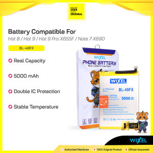 WIXEL Baterai BL-49FX BL49FX Infinix Smart 6 X6511 X6511B Smart 6 Plus X6823 X6823C Batre Batrai Battery Double Power Ori Original Dual HP Handphone