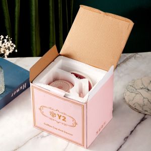 BEST SALE Christmas Gift Ceramic Coffee Cup with Automatic Heating Pad 55°c Coffee Warmer Temperature Birthday/Wedding Best Gift for Family COD