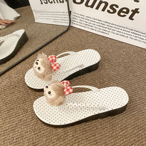[Free Shipping] Korean-Style Fashionable And Minimalist Flip-Flops For Women Suitable For Outdoor Wear Beach And Home Use With Anti-Slip And Odor-Resistant Features