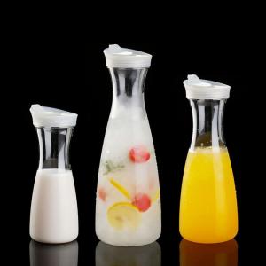 NCNC(okdeals01) Household Food Grade Plastic Tea Jug Drinkware Bar Supplies for Cold Drink Juice Pitcher Water Carafe Water Bottle Lemonade Jar 水瓶