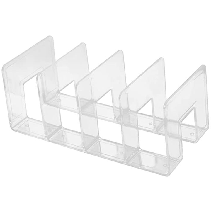 Transparent Bookend Folder Acrylic Bookend Folder for Desk Accessories ...